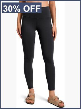 High Waisted Workout Leggings 25" Inseam Yoga Pants Dreamlux Fabric